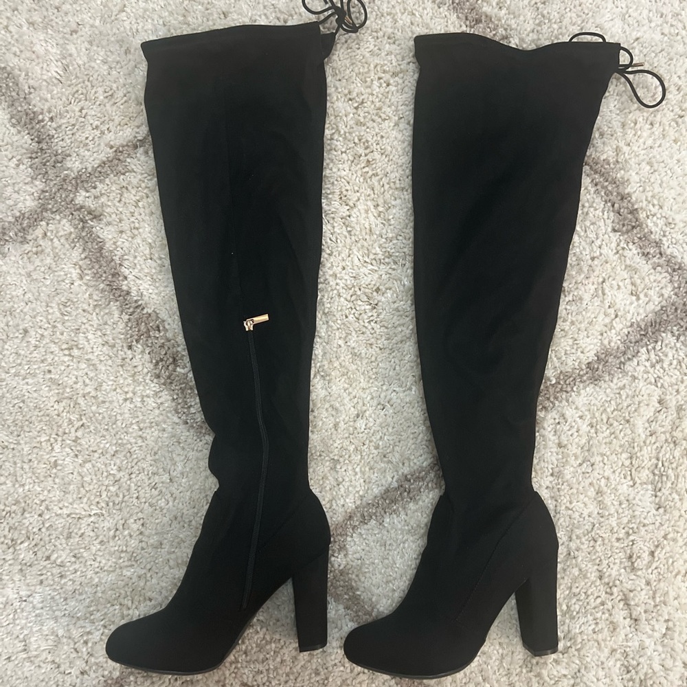 **SALE** Women’s Thigh High/Over the knee Black Boots size 10